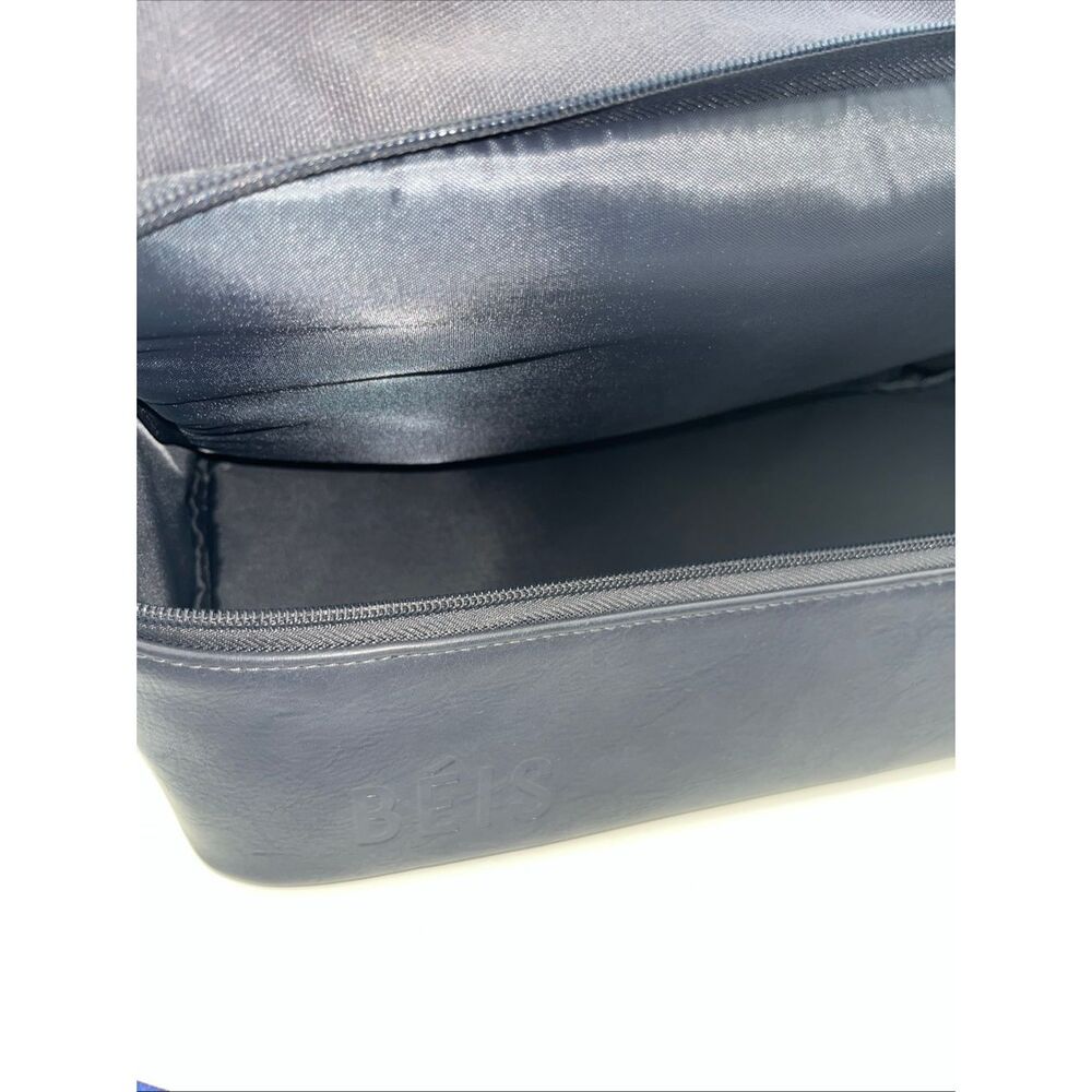 Beis Weekender Blue Duffle Bag Travel With Bottom Compartment - Picture 8 of 12